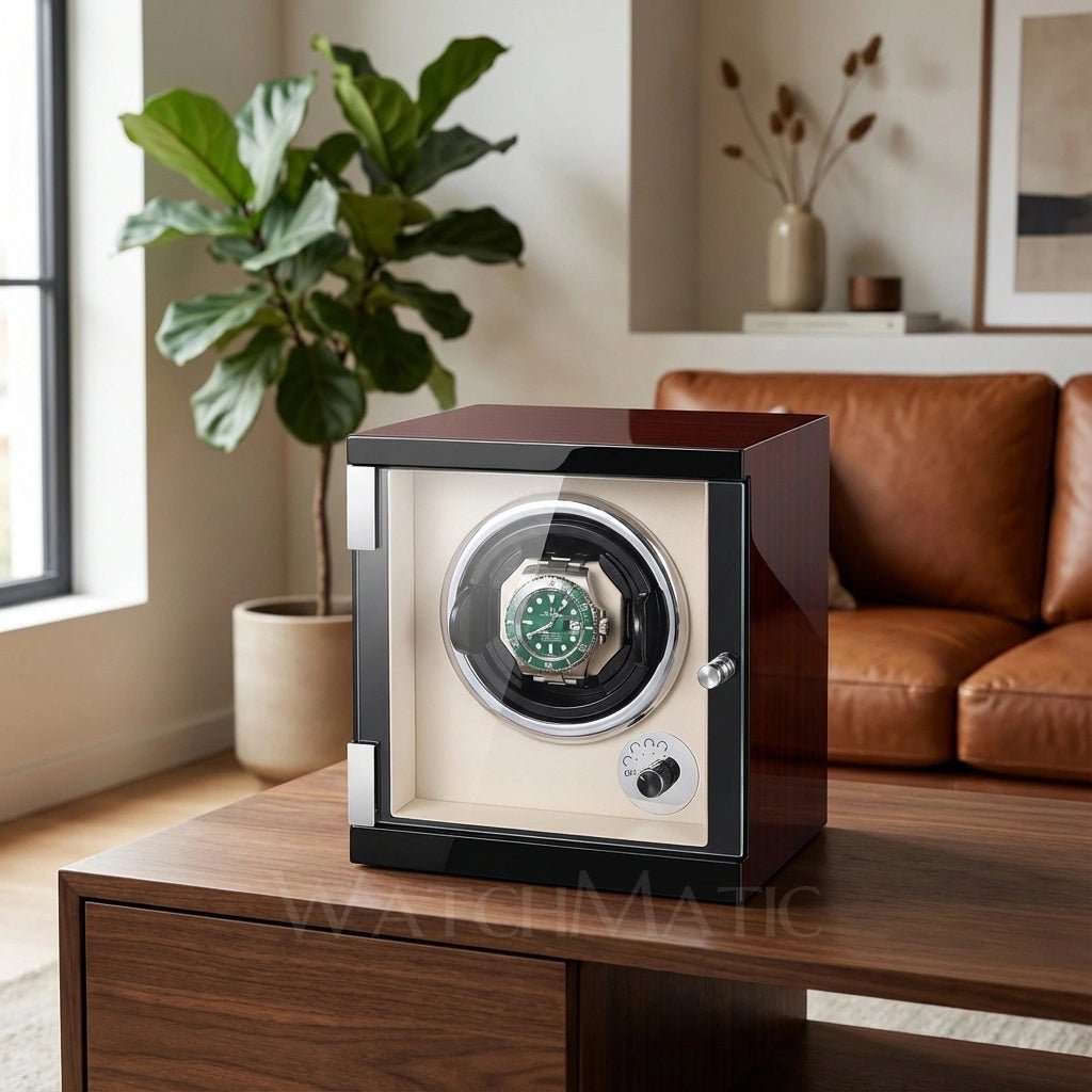 WatchMatic Bruno Single Watch Winder 14:10IB 36C-01 - WatchMatic