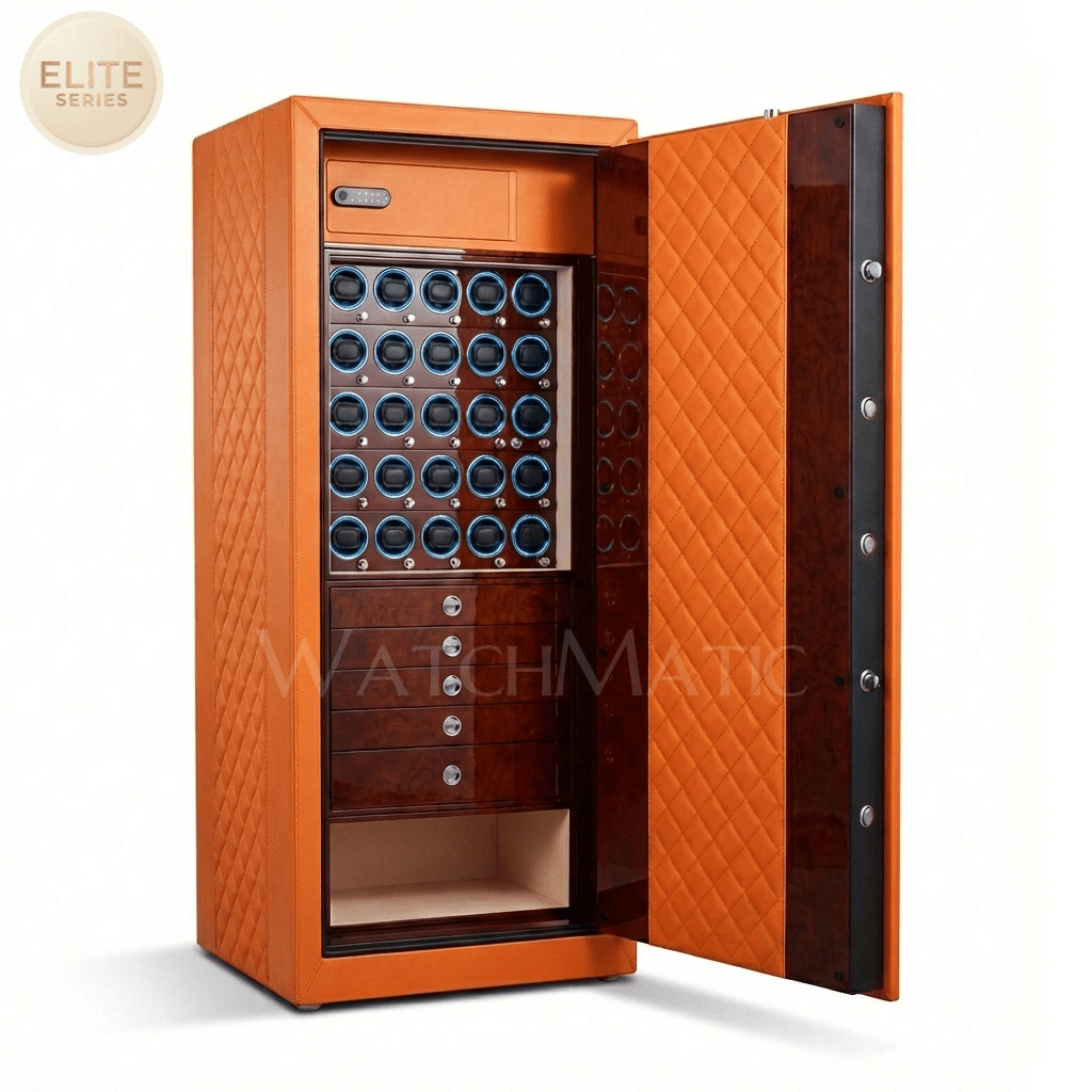 buy Heritage™ Leather Watch Safe at WatchMatic with free shipping