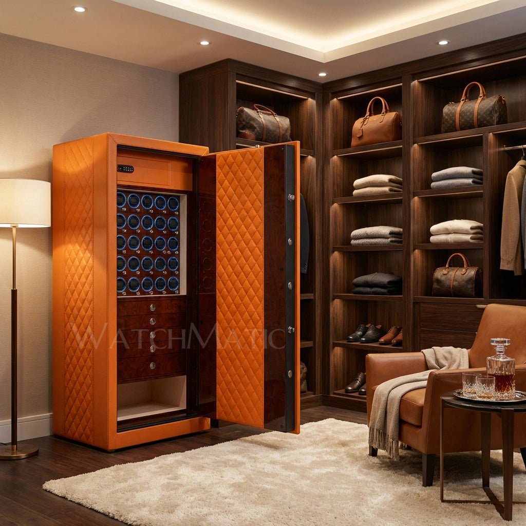 buy Heritage™ Leather Watch Safe at WatchMatic with free shipping